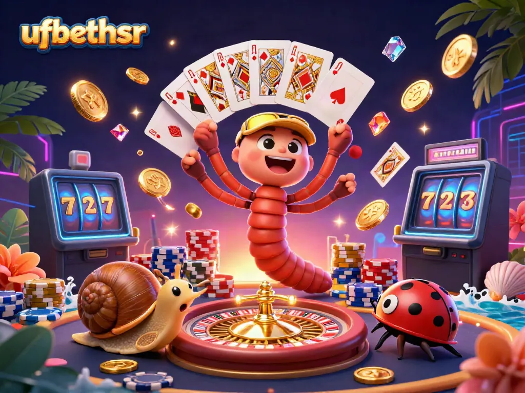 Experience excitement at ufabethsr with colorful casino characters and lively game elements.