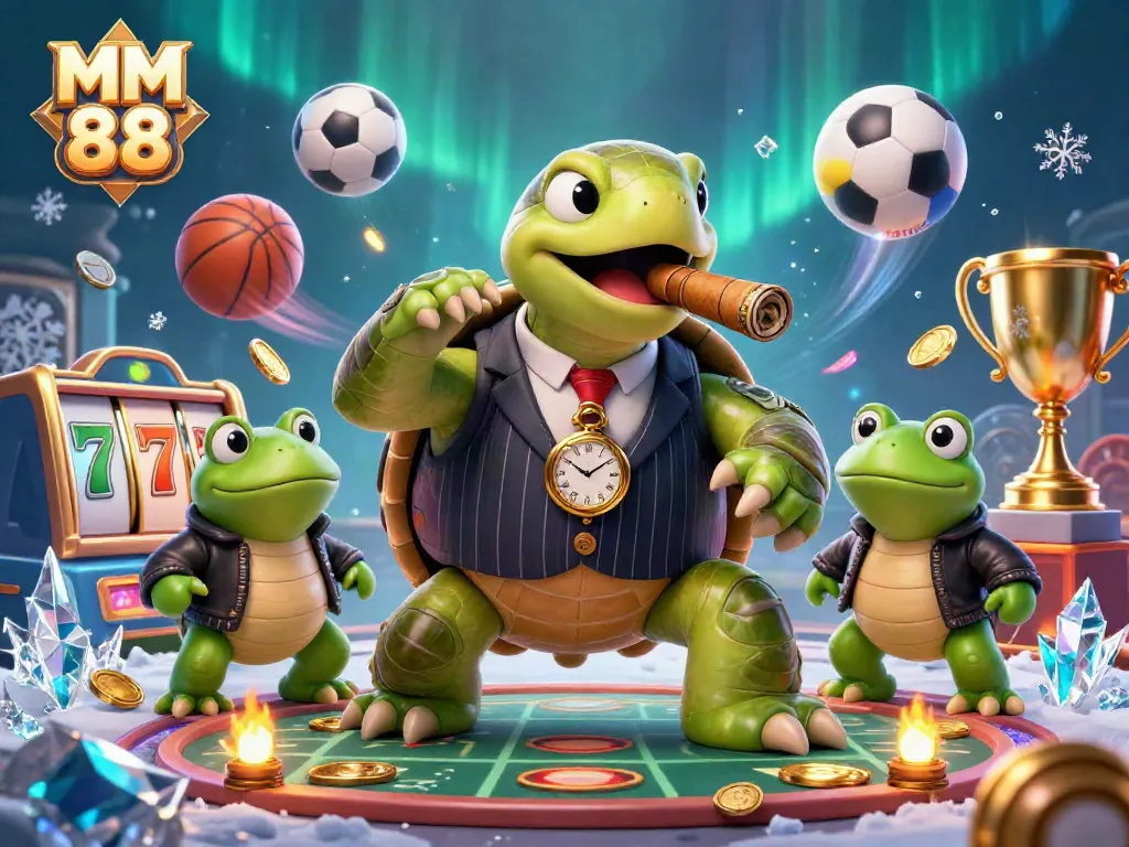Experience thrilling gameplay with MM 88, featuring vibrant casino characters and dynamic slot activities.
