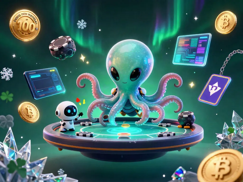 Experience the thrill of gambling with "bonus new member 100" in this vibrant alien casino scene.