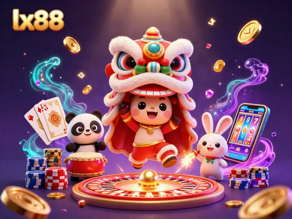 Engage with lx88's live casino experience featuring dynamic characters and spectacular casino elements.