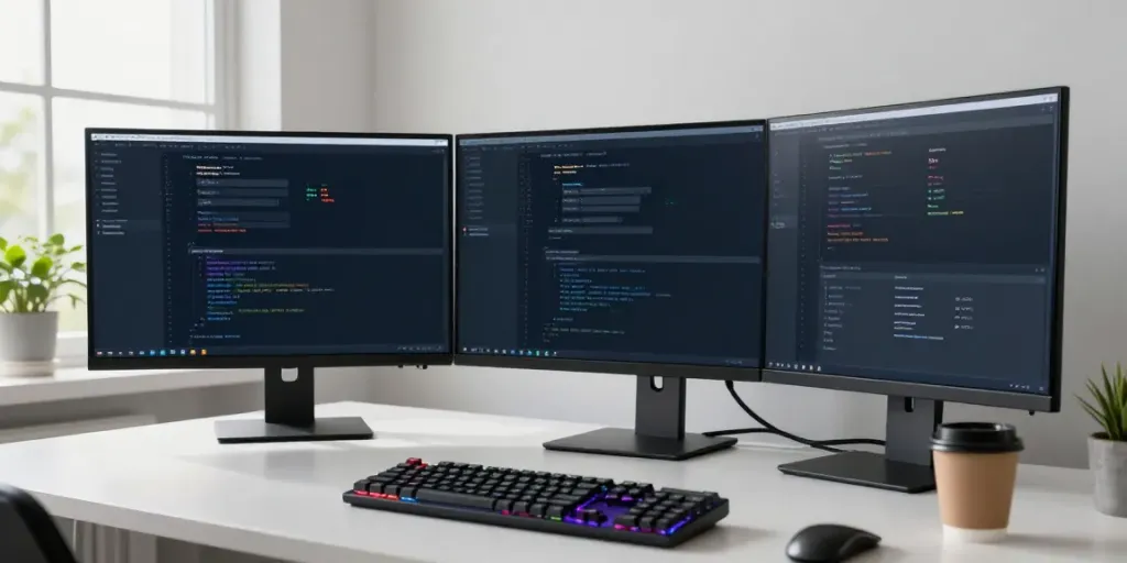 buy .co.uk domain in a developer's workspace showcasing registration services with emphasis on clean tech.