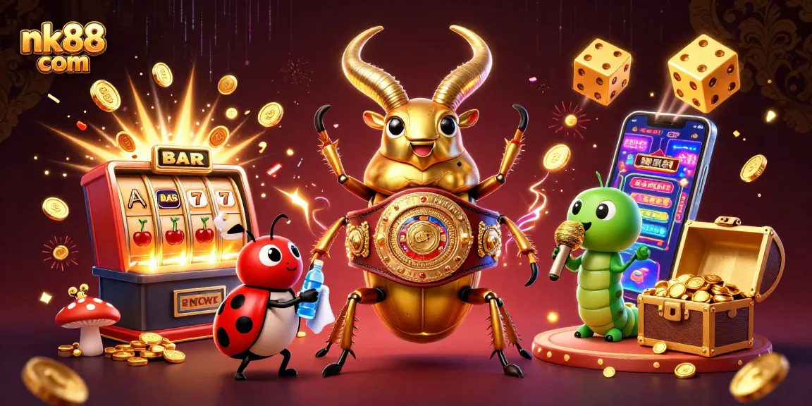 Experience the thrill with nk88 com's epic casino showdown featuring vibrant characters and thrilling games.