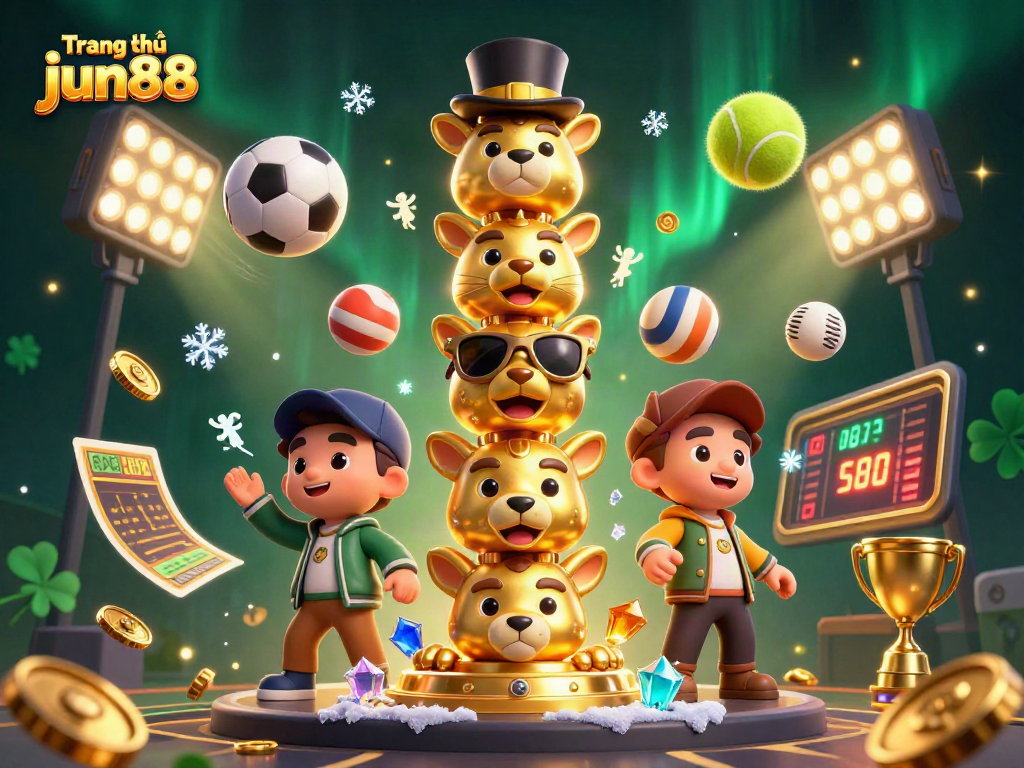 Engage with exciting gaming experiences at Trang chủ jun88, featuring dynamic sports elements and vibrant casino visuals.