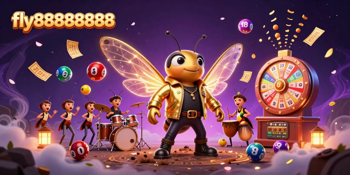 Catch the excitement at fly88888888 with dynamic lottery elements and vibrant casino characters.