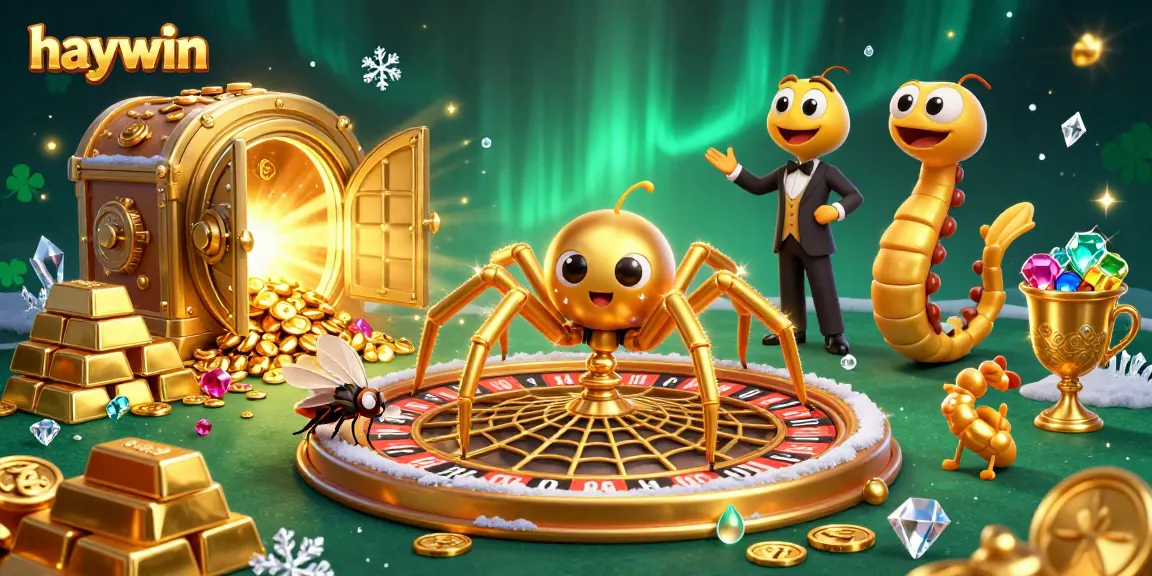Experience thrilling gaming action with haywin, featuring vibrant 3D characters and rich casino elements.