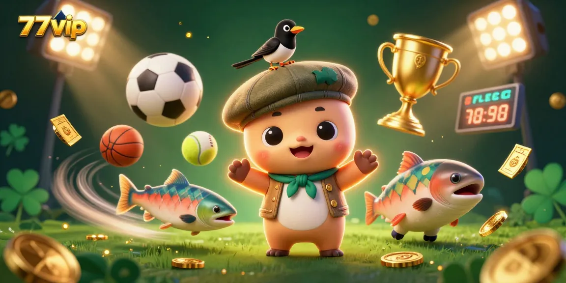 Join the fun at 777vip with exciting betting scenes featuring cartoon characters and vibrant elements.