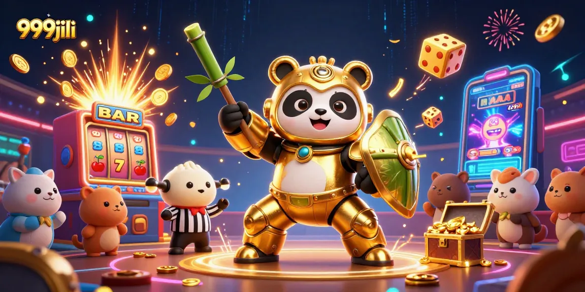Engage in thrilling adventures with 999jili's vibrant 3D casino experience showcasing a jackpot explosion.