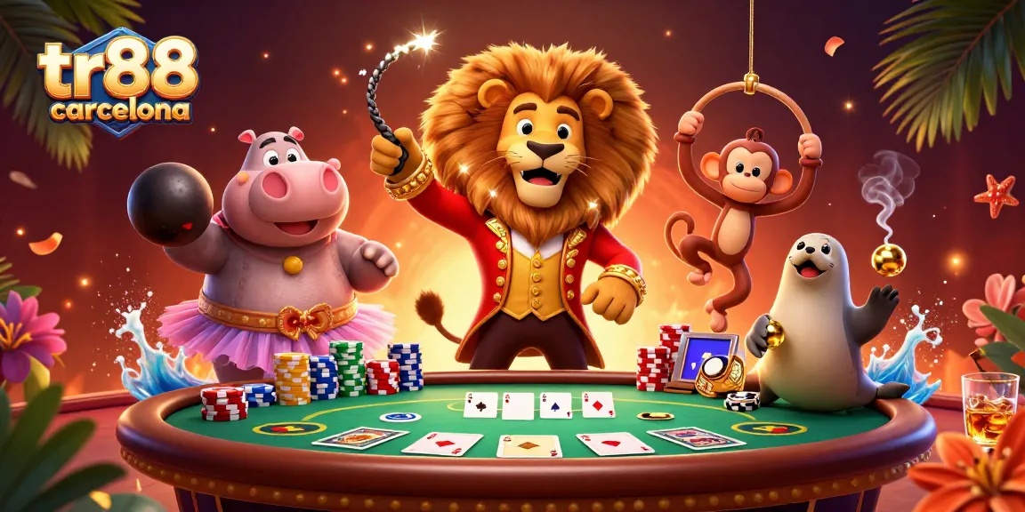 Engage with the vibrant action of tr88 barcelona featuring lively casino characters and thrilling gameplay elements.
