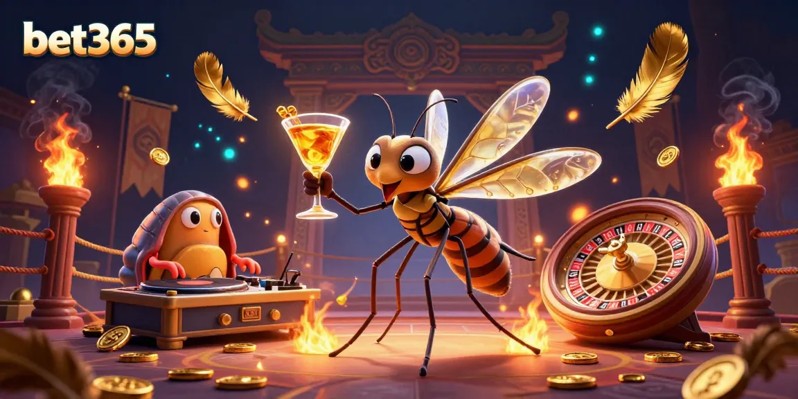 Experience the vibrant world of bet365 with unique casino characters coming to life in a colorful gaming scene.