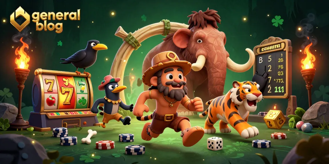 Engage in thrilling games at the general blog with a vibrant 3D casino scene full of excitement.