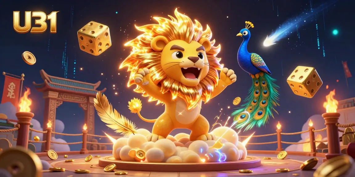 Experience the thrill of online gambling with U31's vibrant casino scene featuring dynamic game elements and engaging visuals.